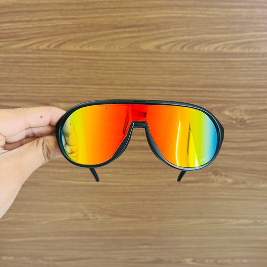 Full Frame Black Golden Colour New High Quality Premium Unisex Sports Sunglass