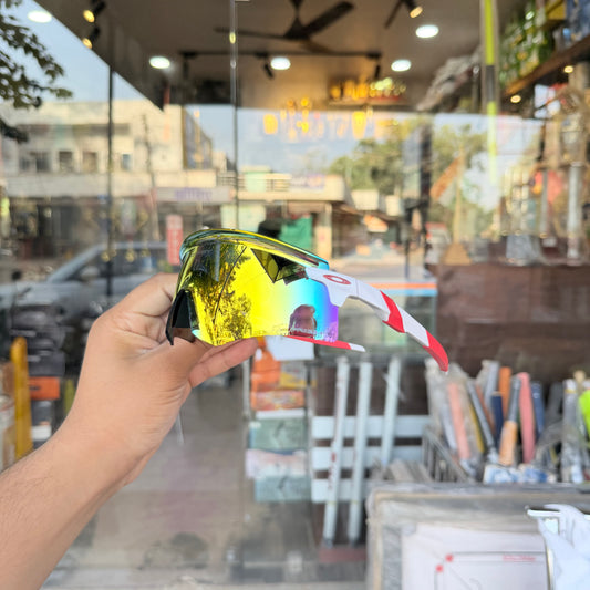 Encounter Red-White Premium Sports Sunglasses