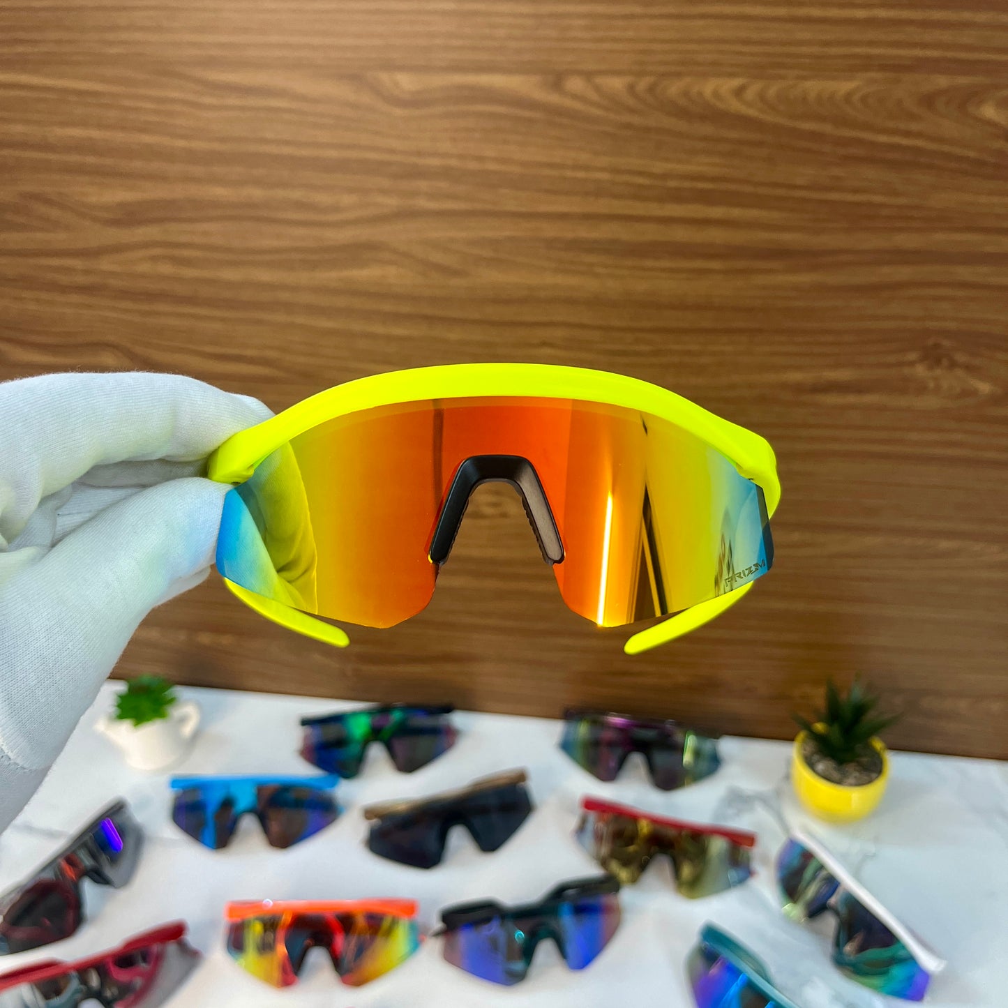 Hydra Yellow Premium Unisex Sports Sunglass