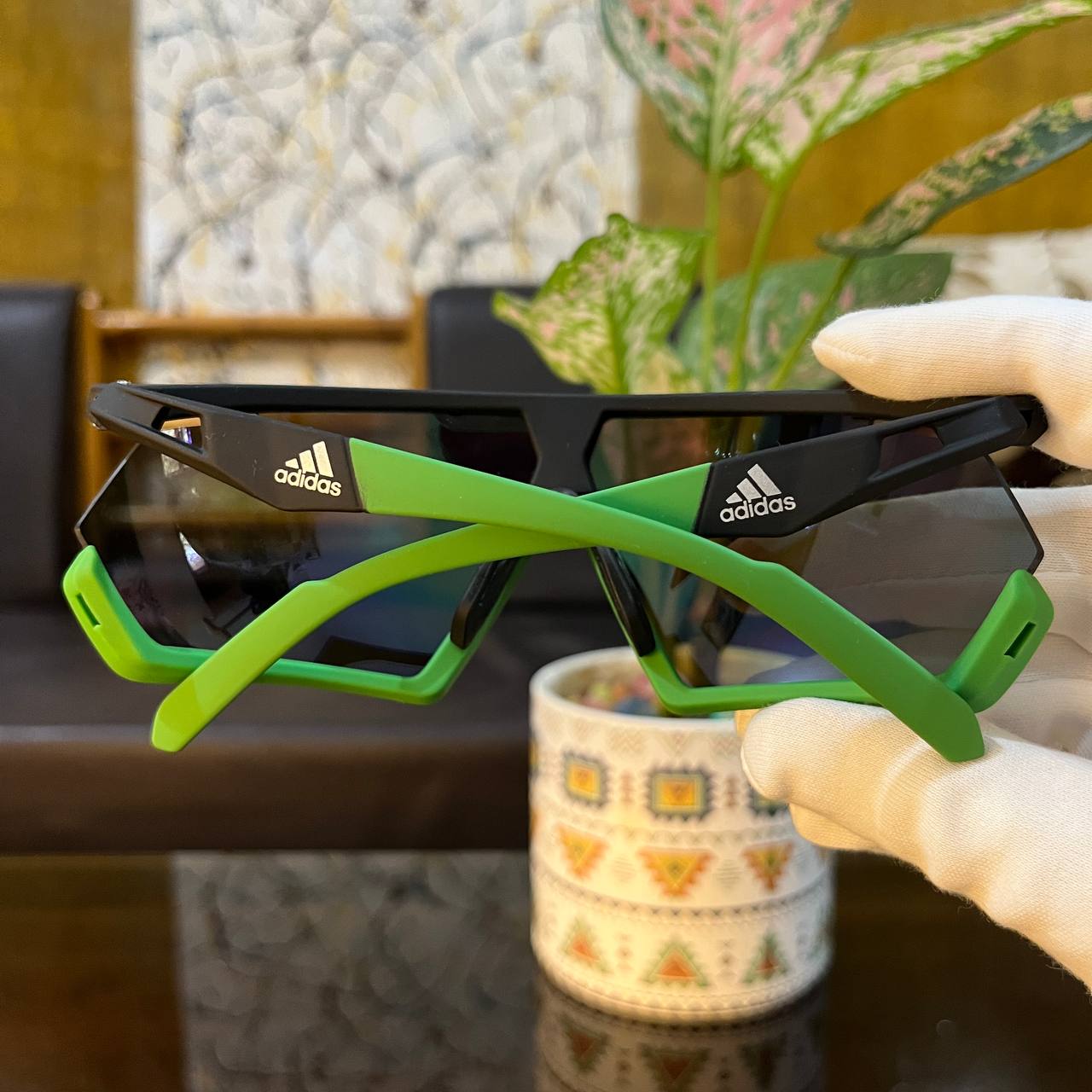 Adidas C3 Green Premium Sports Sunglass