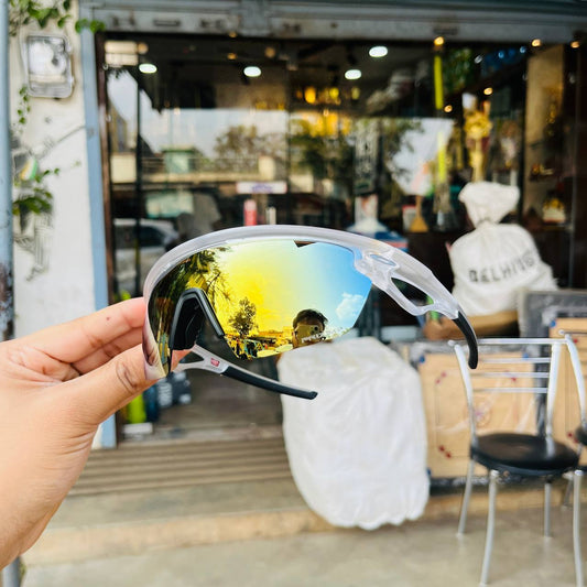 Sphaera Trans Gold Premium Sports Sunglasses Best For Outdoor Sports And Adventures