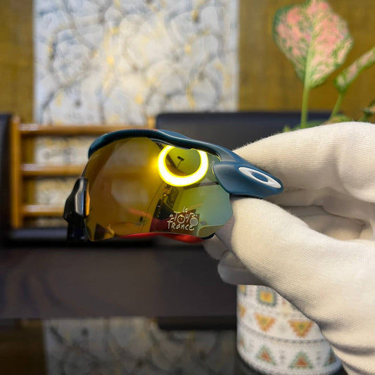 Radar Blue-Red Premium Sports Sunglasses