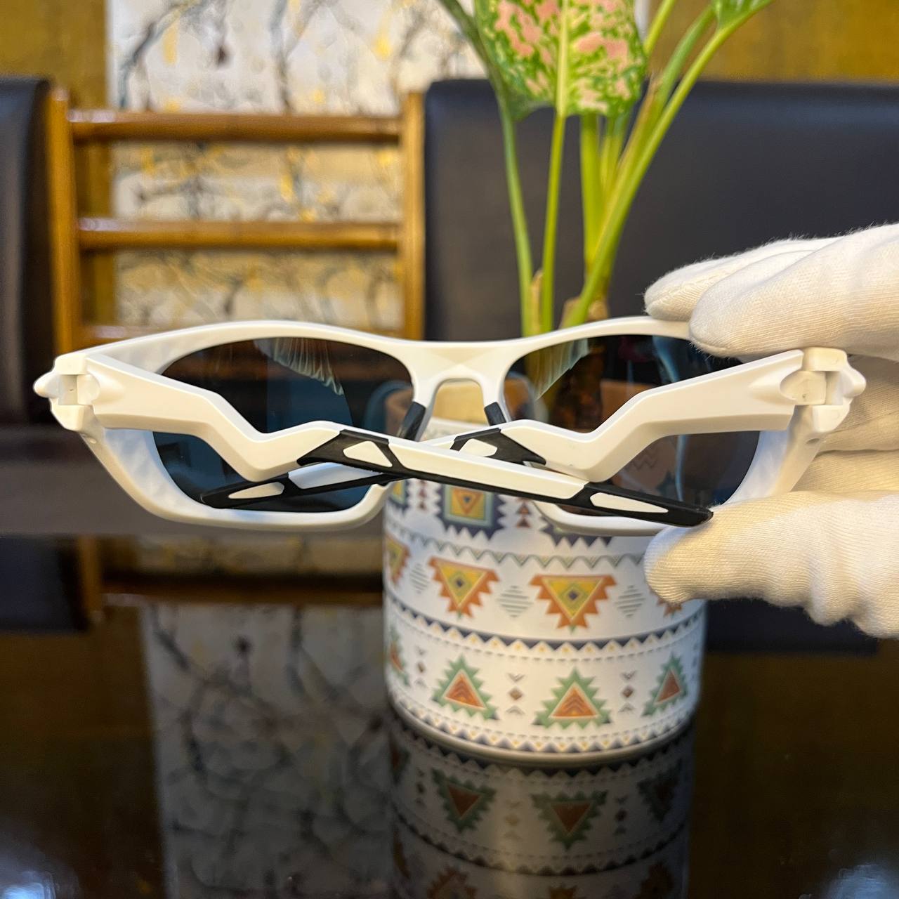 Lateralis Aqua White Premium Sports Sunglasses