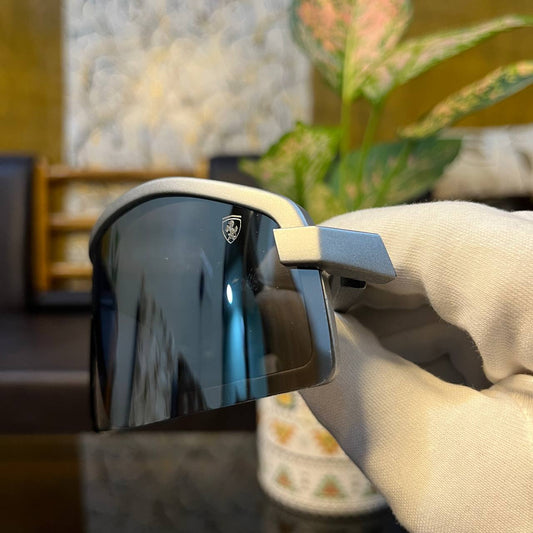 Ferrari FZ Matt Silver Colour Premium High Quality Sunglasses