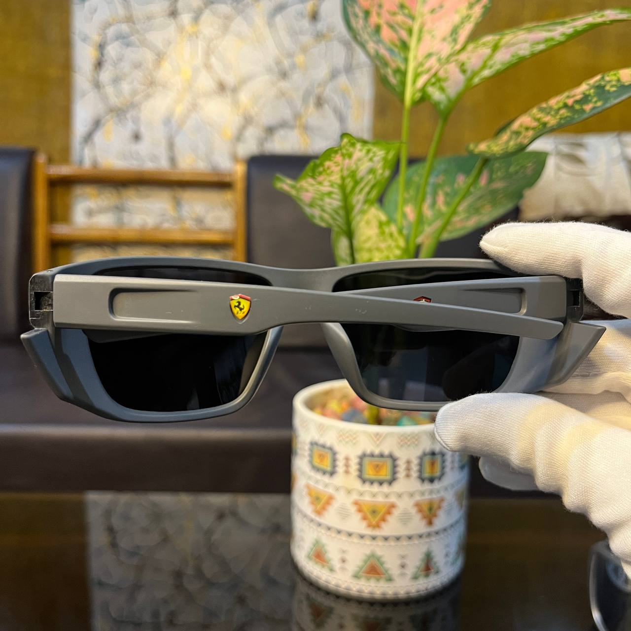 Ferrari Scuderia Grey Colour Premium High Quality Sunglasses