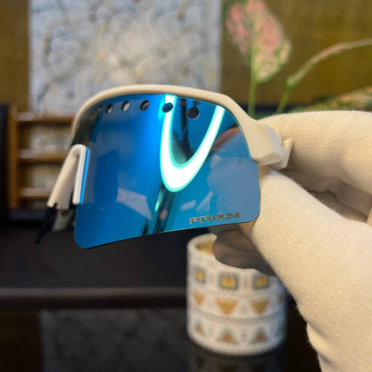 Sweep Vented Aqua White Colour Premium Sports Sunglasses