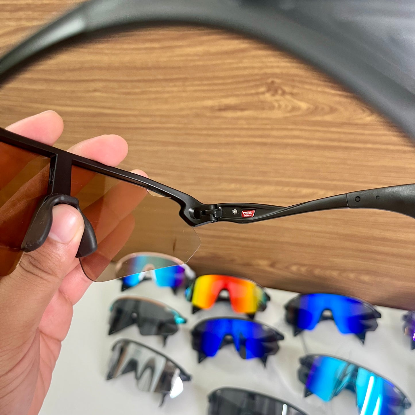 Stunt Devil Black Gold Prizm Premium Sports Sunglasses  | Comes With New Hyper Grip Technology