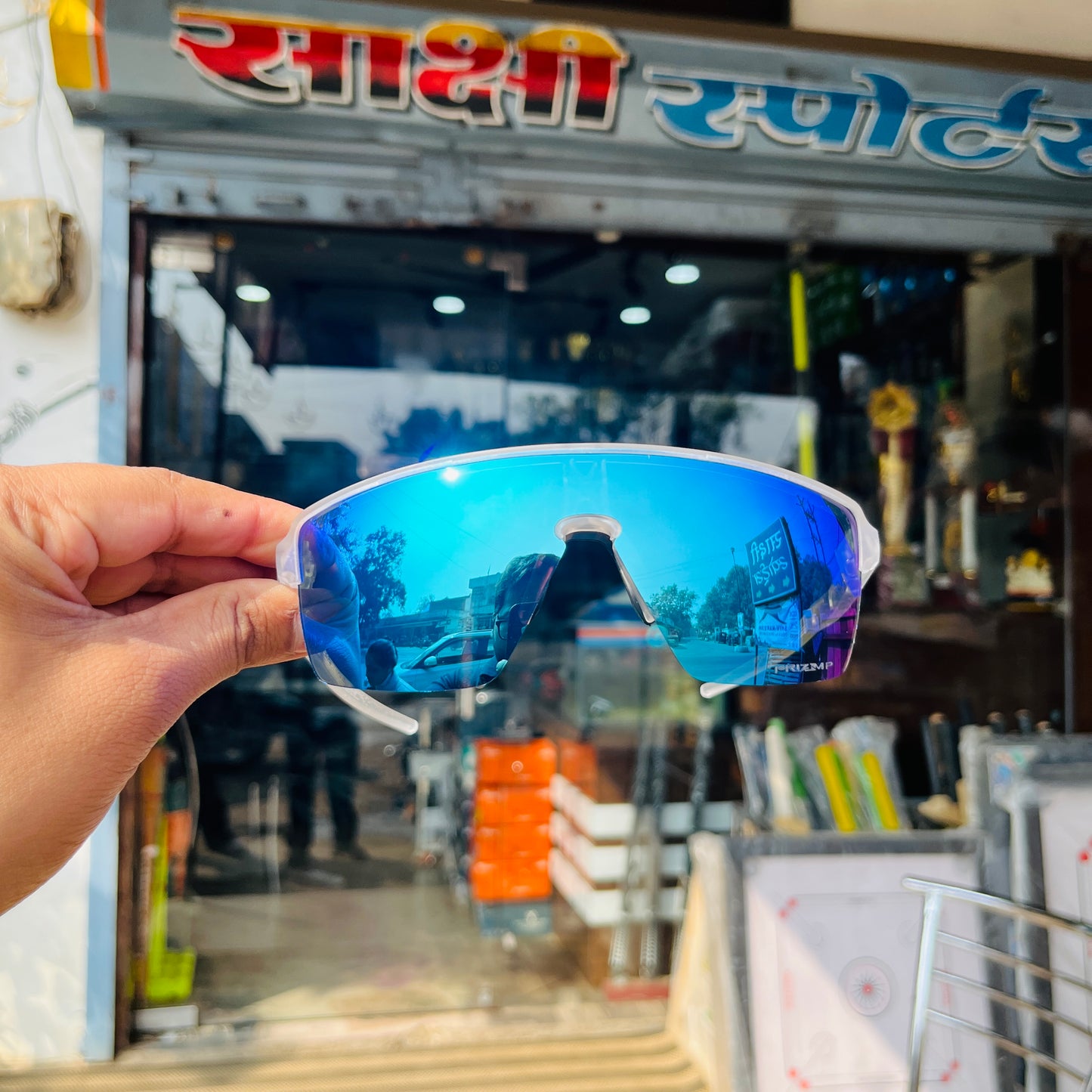 Corridor Trans-Blue Colour High Quality Unisex Sports Sunglass