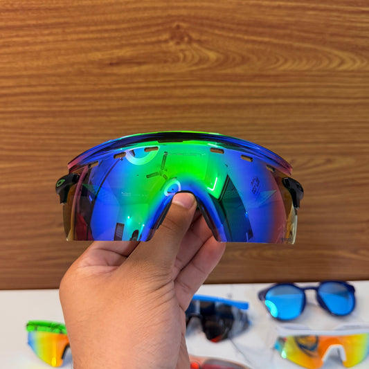 Encoder Strike Vented Green Premium Sports Sunglasses