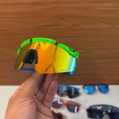 Hydra Printed Green Mercury Premium Unisex Sports Sunglass