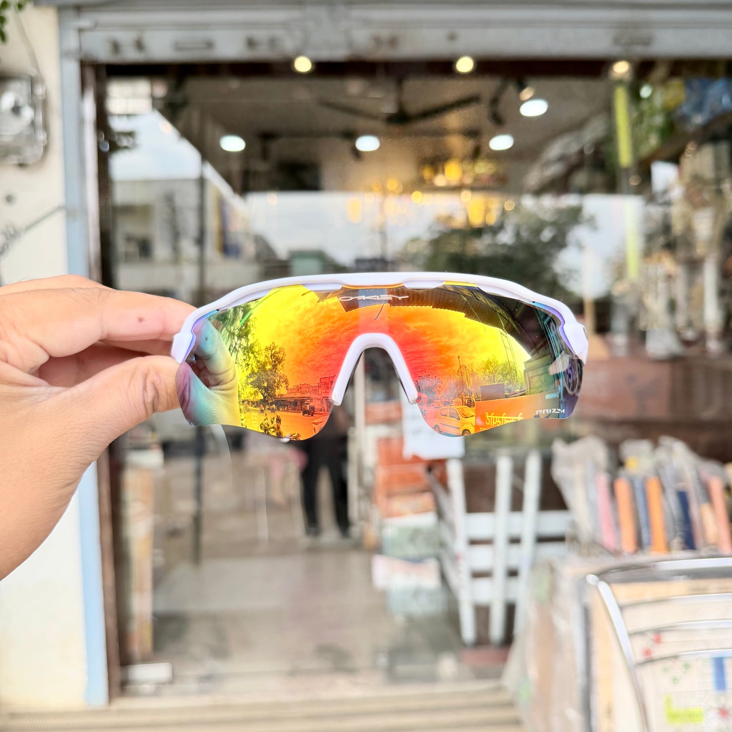 Radar White-Mercury Premium Branded Stylish Sunglasses For Men & Women | 100% UV Protection Shades | Cricket Sports Cycling Driving Trekking & More