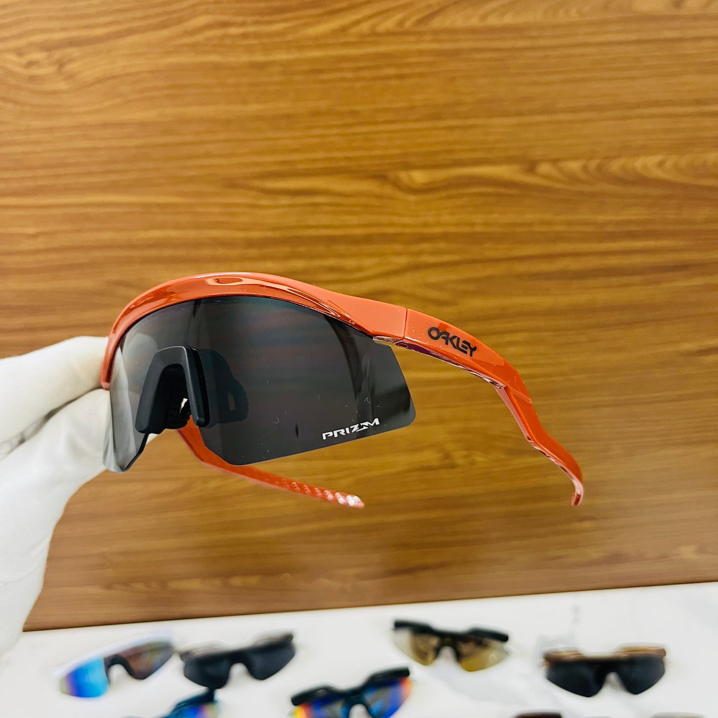 Hydra Reddish-Orange Black Premium Unisex Sports Sunglass