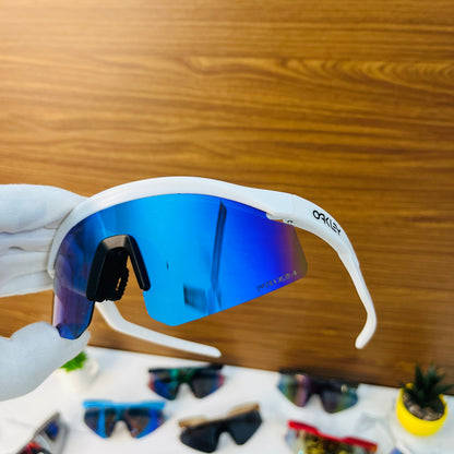 Hydra White Blue Premium Unisex Sports Sunglass