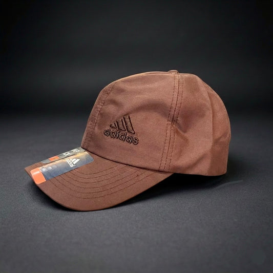 Brown Colour Adidas Sports Cap Parachute Fabric Best Unisex Sports Cap