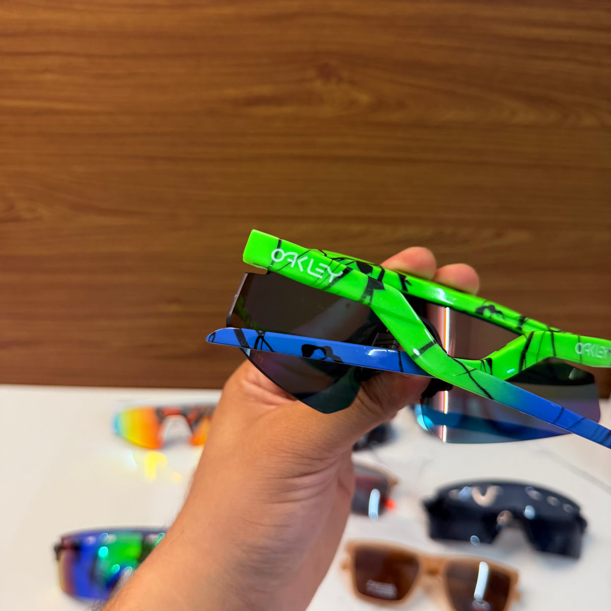 Hydra Printed Green Mercury Premium Unisex Sports Sunglass