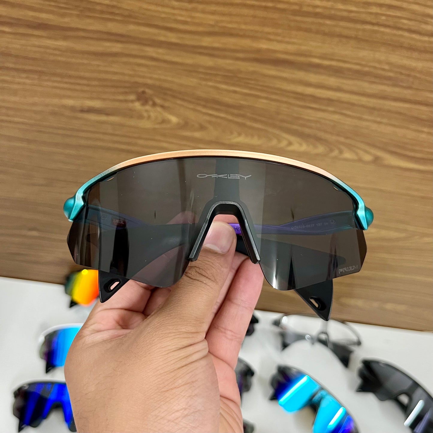Stunt Devil Multi Colour Black Lens Prizm Premium Sports Sunglasses  | Comes With New Hyper Grip Technology