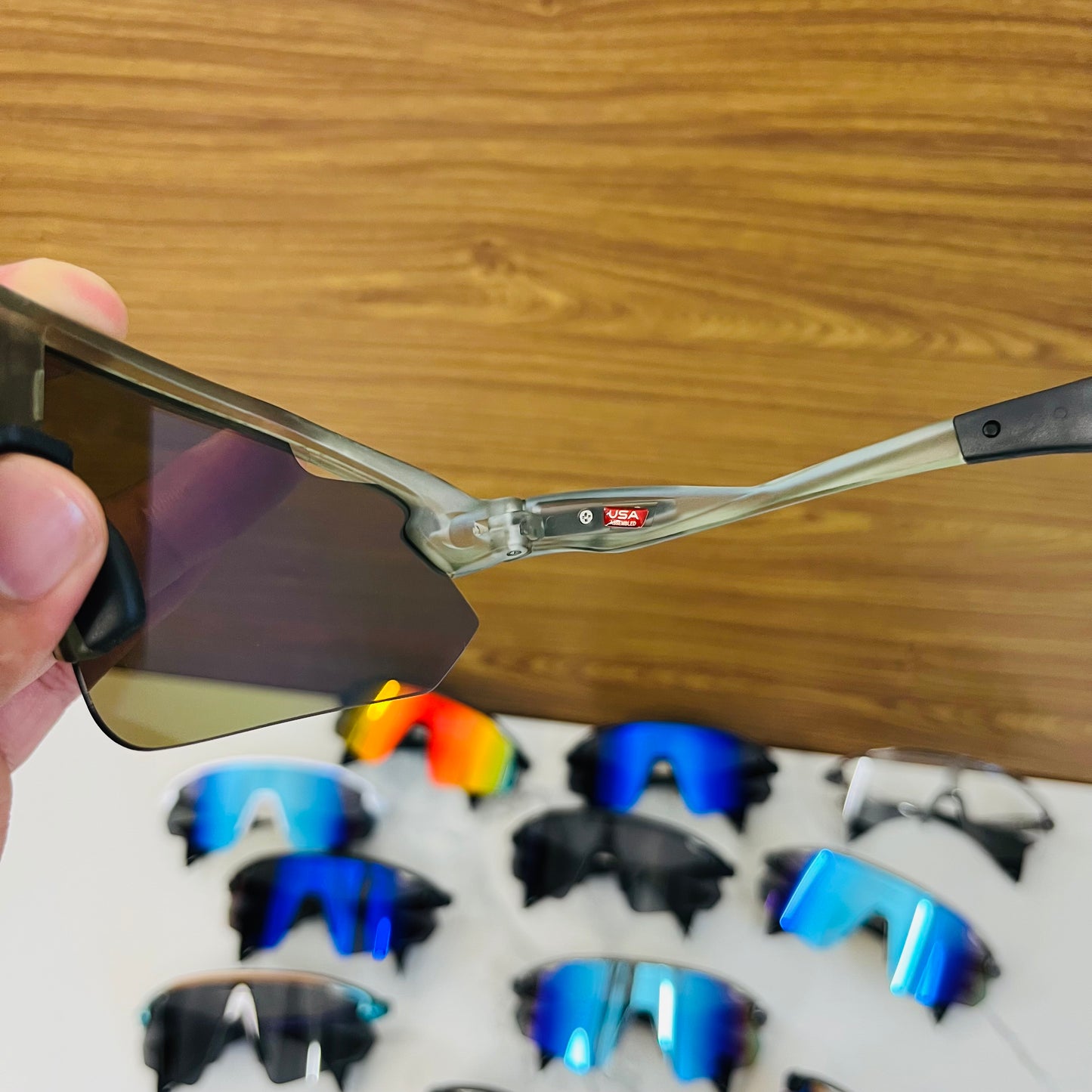 Stunt Devil Matt Green  Prizm Premium Sports Sunglasses  | Comes With New Hyper Grip Technology