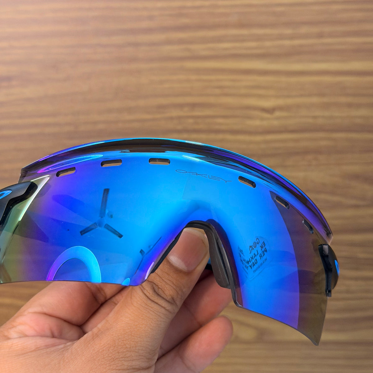 Encoder Strike Vented Aqua Blue Premium Sports Sunglasses