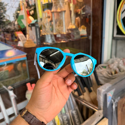 OAKLEY HSTN Light Blue With Silver Lens Premium Sunglasses