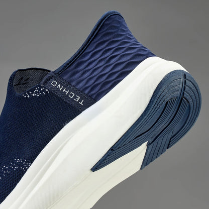Technosports Free-Hands Shoes with NITRO-LITE. Highly Comfortable Slip in Shoes. (Blue Colour)