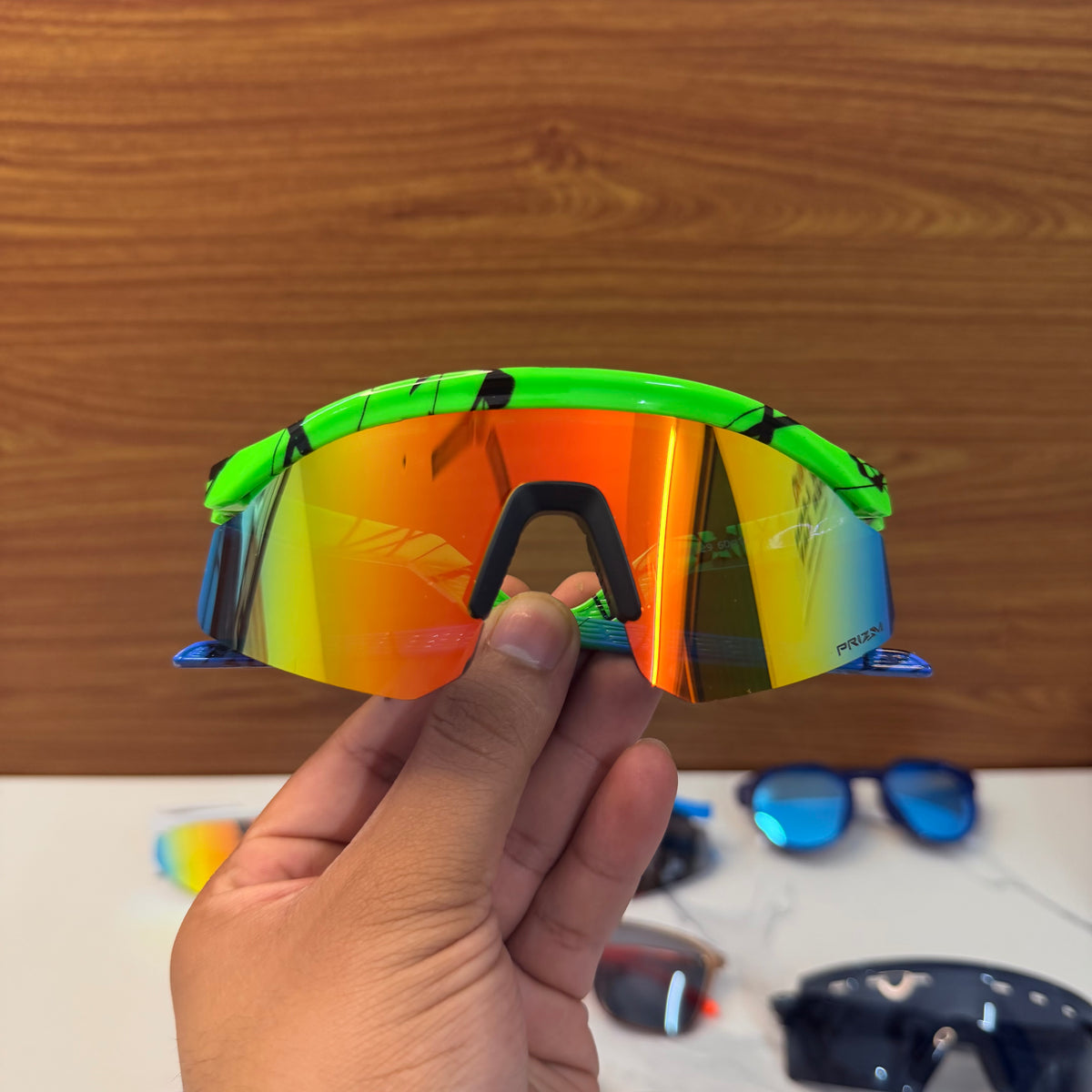 Hydra Printed Green Mercury Premium Unisex Sports Sunglass