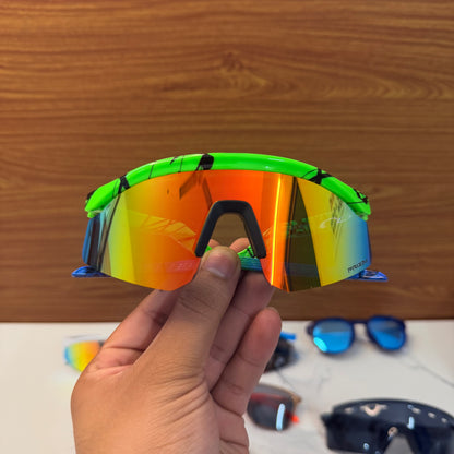 Hydra Printed Green Mercury Premium Unisex Sports Sunglass