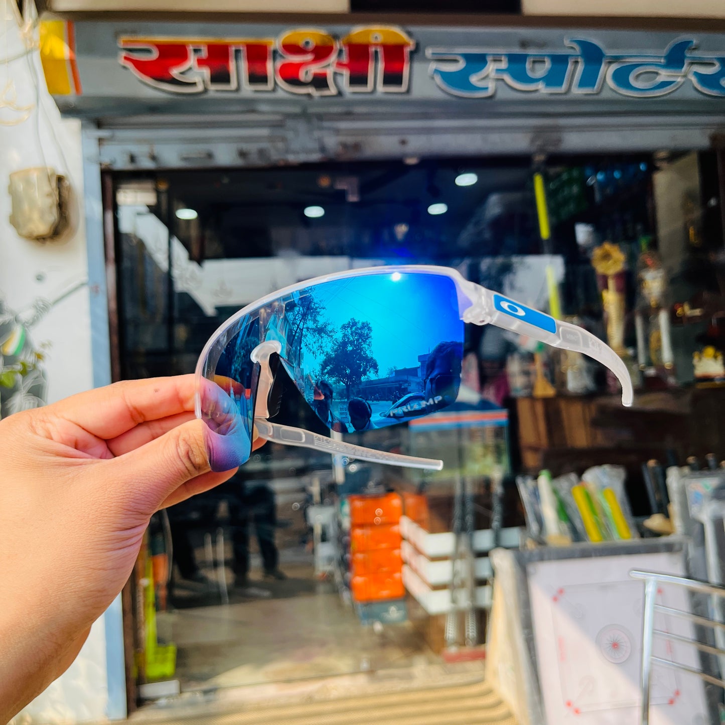 Corridor Trans-Blue Colour High Quality Unisex Sports Sunglass