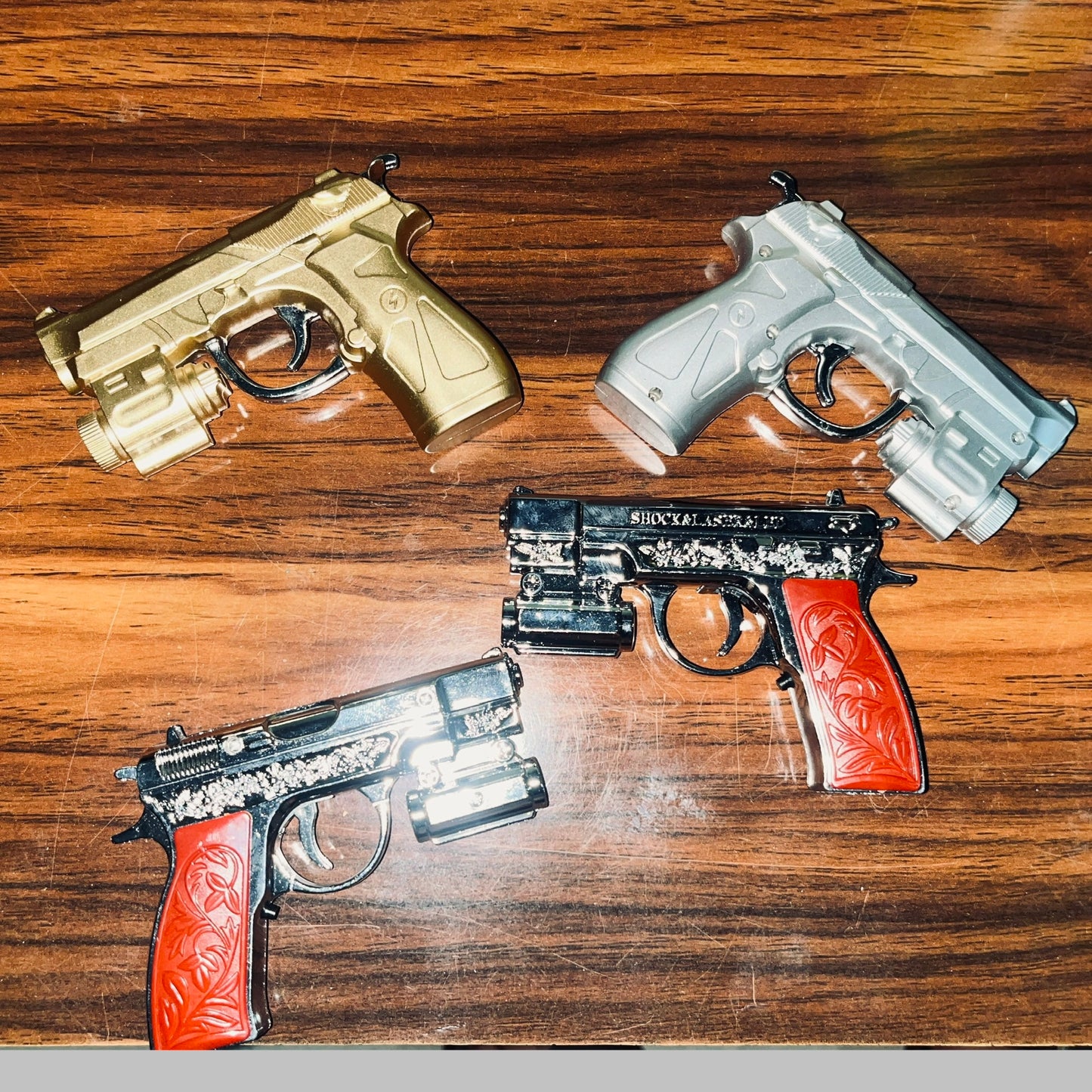 Electric Shock Prank Gun with Laser light