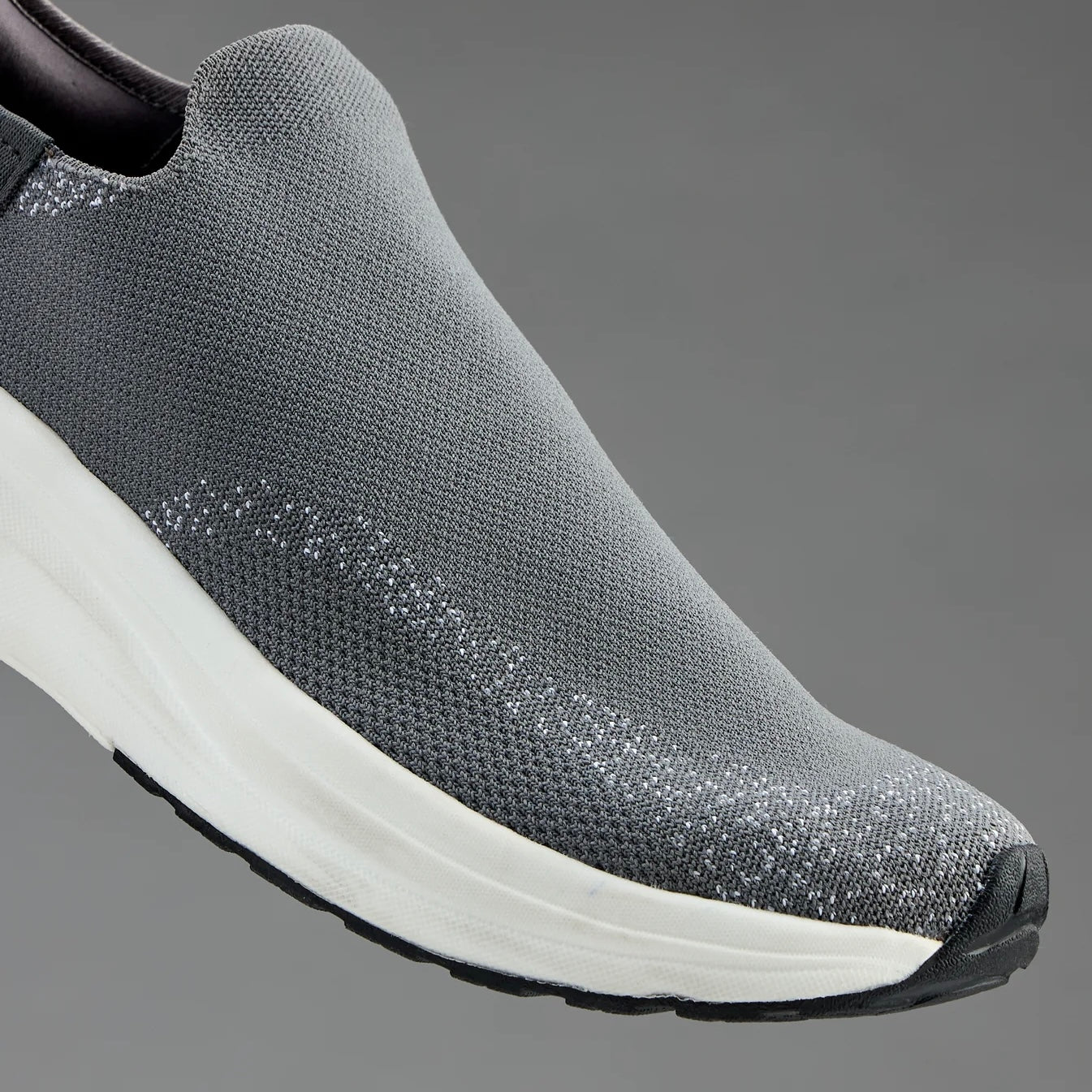 Technosports Free-Hands Shoes with NITRO-LITE. Highly Comfortable Slip in Shoes. (Grey Colour)