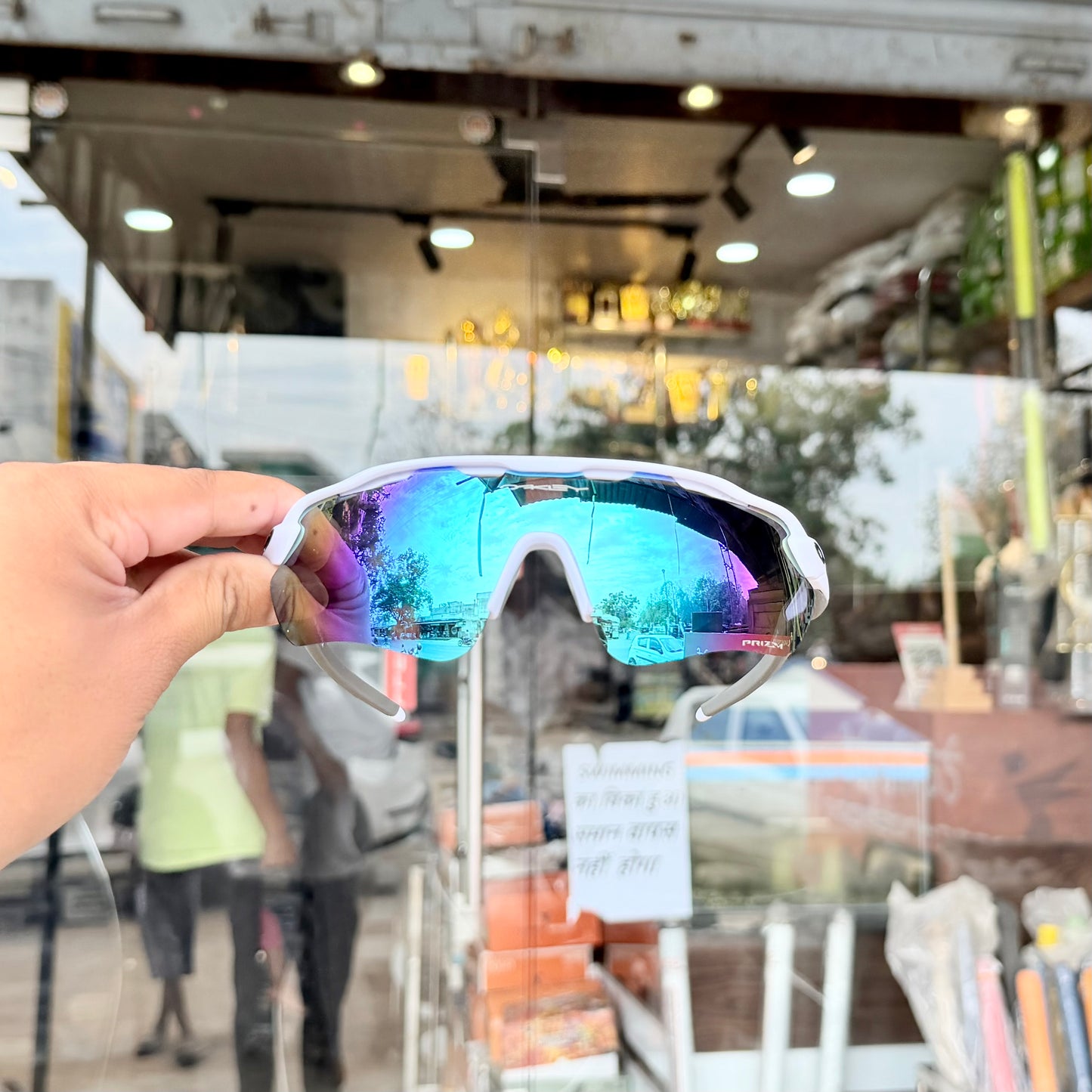 Radar Aqua White Premium Branded Stylish Sunglasses For Men & Women | 100% UV Protection Shades | Cricket Sports Cycling Driving Trekking & More