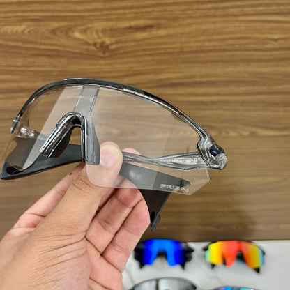 Stunt Devil Transparent Prizm Premium Sports Sunglasses  | Comes With New Hyper Grip Technology