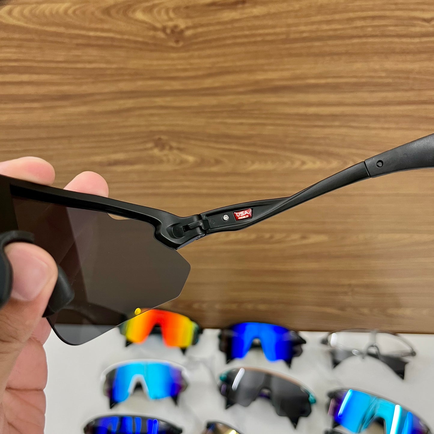 Stunt Devil All Black Prizm Premium Sports Sunglasses  | Comes With New Hyper Grip Technology