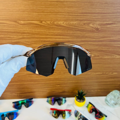 Hydra Trans Black Premium Unisex Sports Sunglass