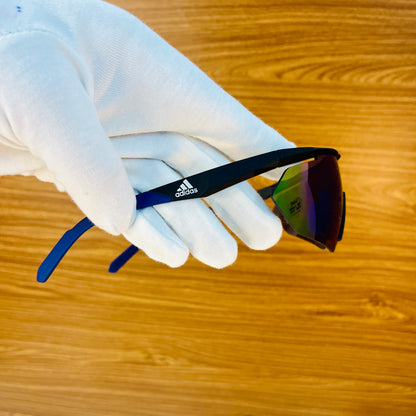 Adidas C1 Blue-Black Premium Sports Sunglass
