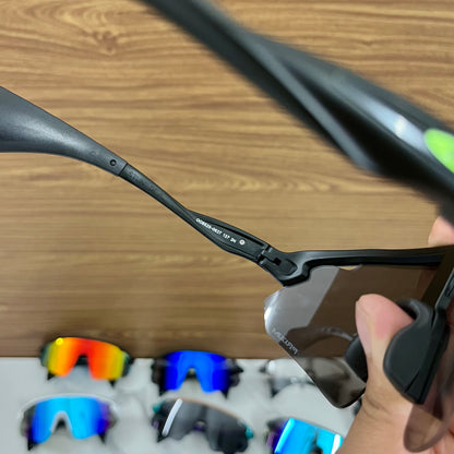 Stunt Devil Black Silver Prizm Premium Sports Sunglasses  | Comes With New Hyper Grip Technology
