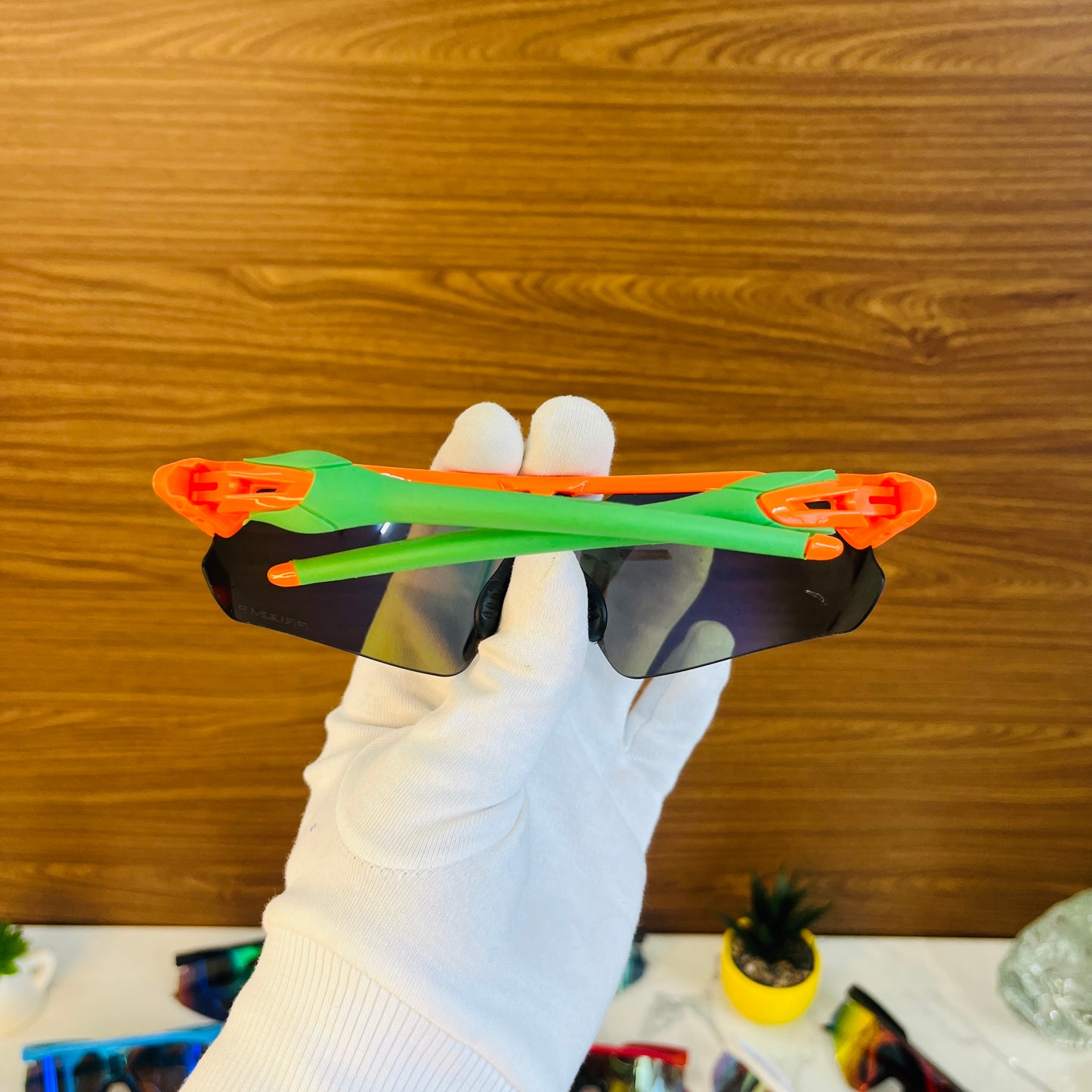 Radar Orange-Blue Premium Sports Sunglasses