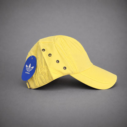 Yellow Colour Adidas Sports Cap Parachute Fabric Best Unisex Sports Cap