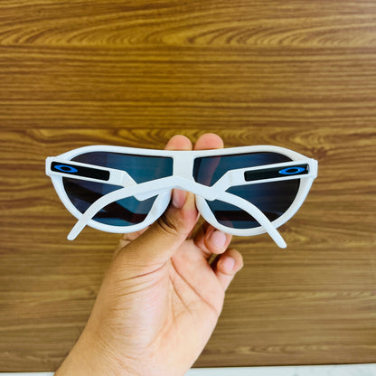 Full Frame White Blue Colour New High Quality Premium Unisex Sports Sunglass