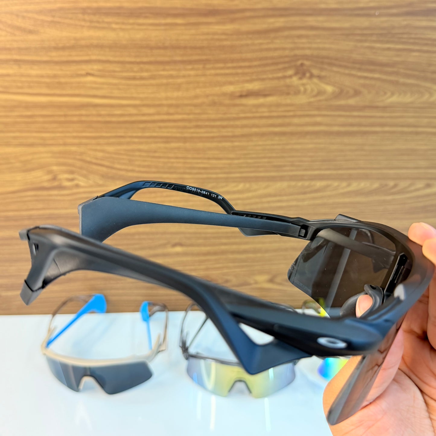 Stunt Wings Black Prizm Lens Premium Sports Sunglasses  | Comes With New Hyper Grip Technology | Non Foldable Straps | Highly Stable | Latest Collection