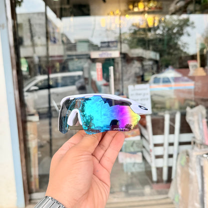 Radar Aqua White Premium Branded Stylish Sunglasses For Men & Women | 100% UV Protection Shades | Cricket Sports Cycling Driving Trekking & More
