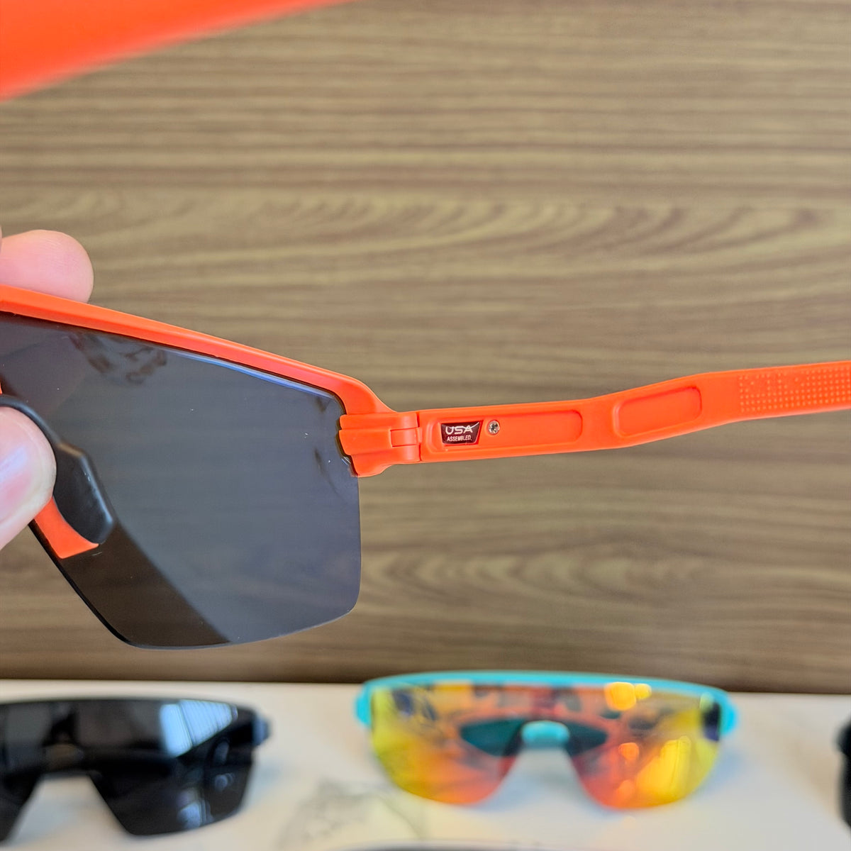 Corridor Orange-Blue Colour High Quality Unisex Sports Sunglass
