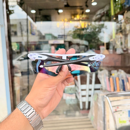 Radar White-Mercury Premium Branded Stylish Sunglasses For Men & Women | 100% UV Protection Shades | Cricket Sports Cycling Driving Trekking & More