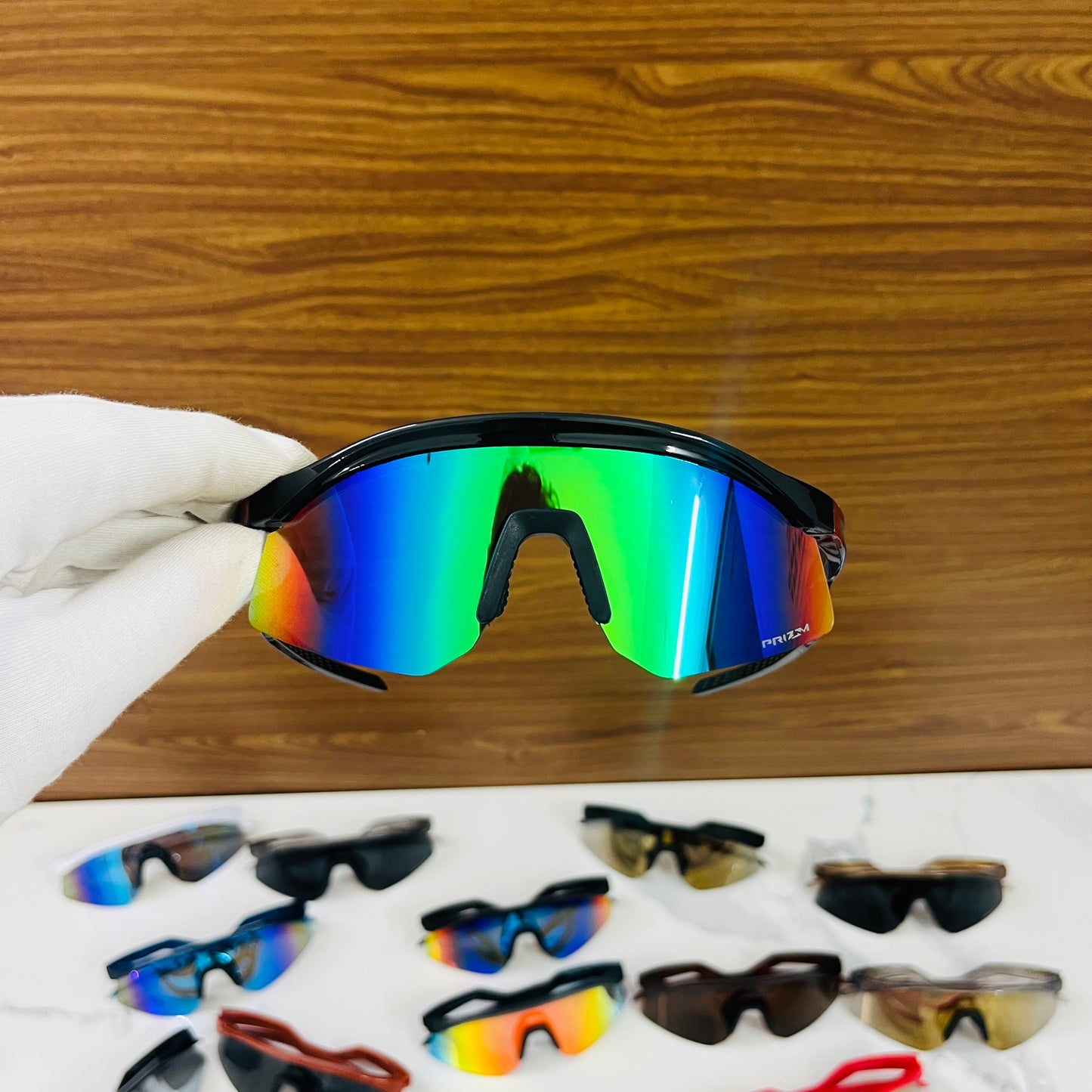 Hydra Green Glossy Frame Limited Edition Premium Unisex Sports Sunglass