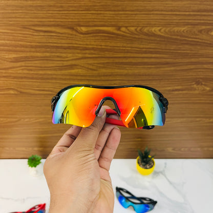 Black-Mercury Color SS Non Polarised Sports Sunglasses For Men Women Kids, Outdoor Cricket Cycling Running Hiking Fishing Sunglasses