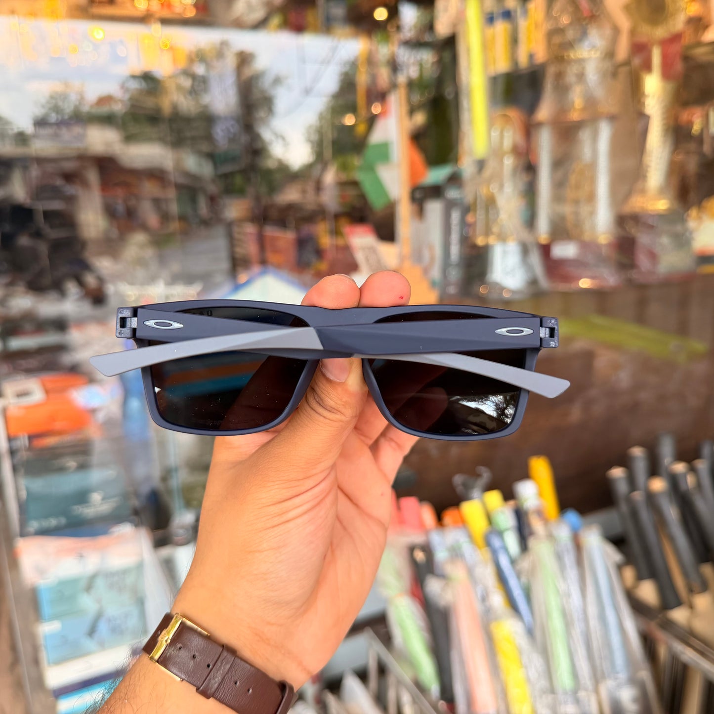 OAKLEY Polarised TO4914 Blue-Grey Premium Sunglasses