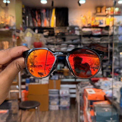 OAKLEY HSTN Glossy Black Mercury Premium Sunglasses