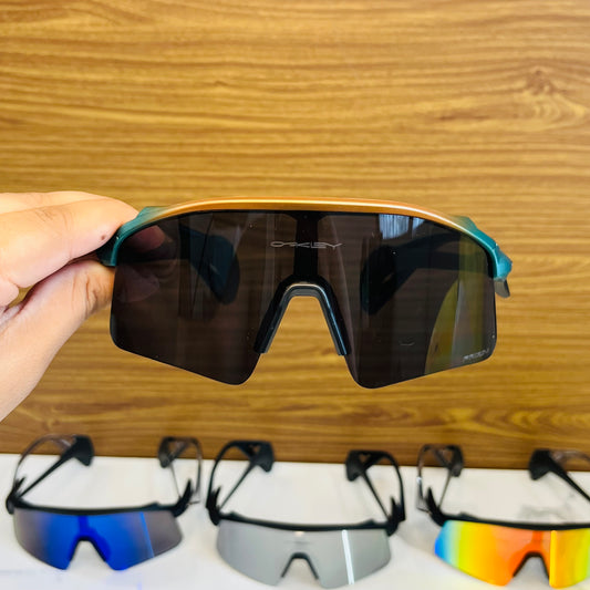 Stunt Wings Bronze-Black Prizm Lens Premium Sports Sunglasses  | Comes With New Hyper Grip Technology | Non Foldable Straps | Highly Stable | Latest Collection