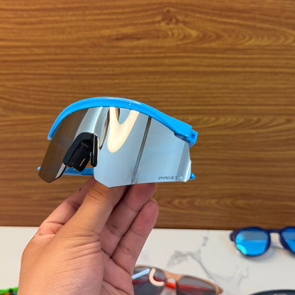 Hydra Silver Blue Premium Unisex Sports Sunglass (Big Size)