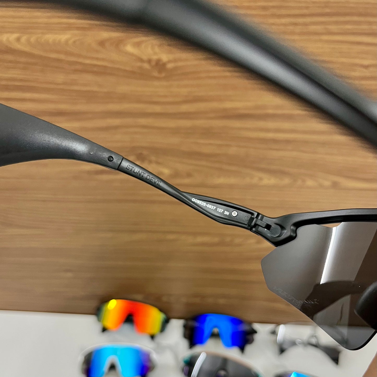 Stunt Devil All Black Prizm Premium Sports Sunglasses  | Comes With New Hyper Grip Technology