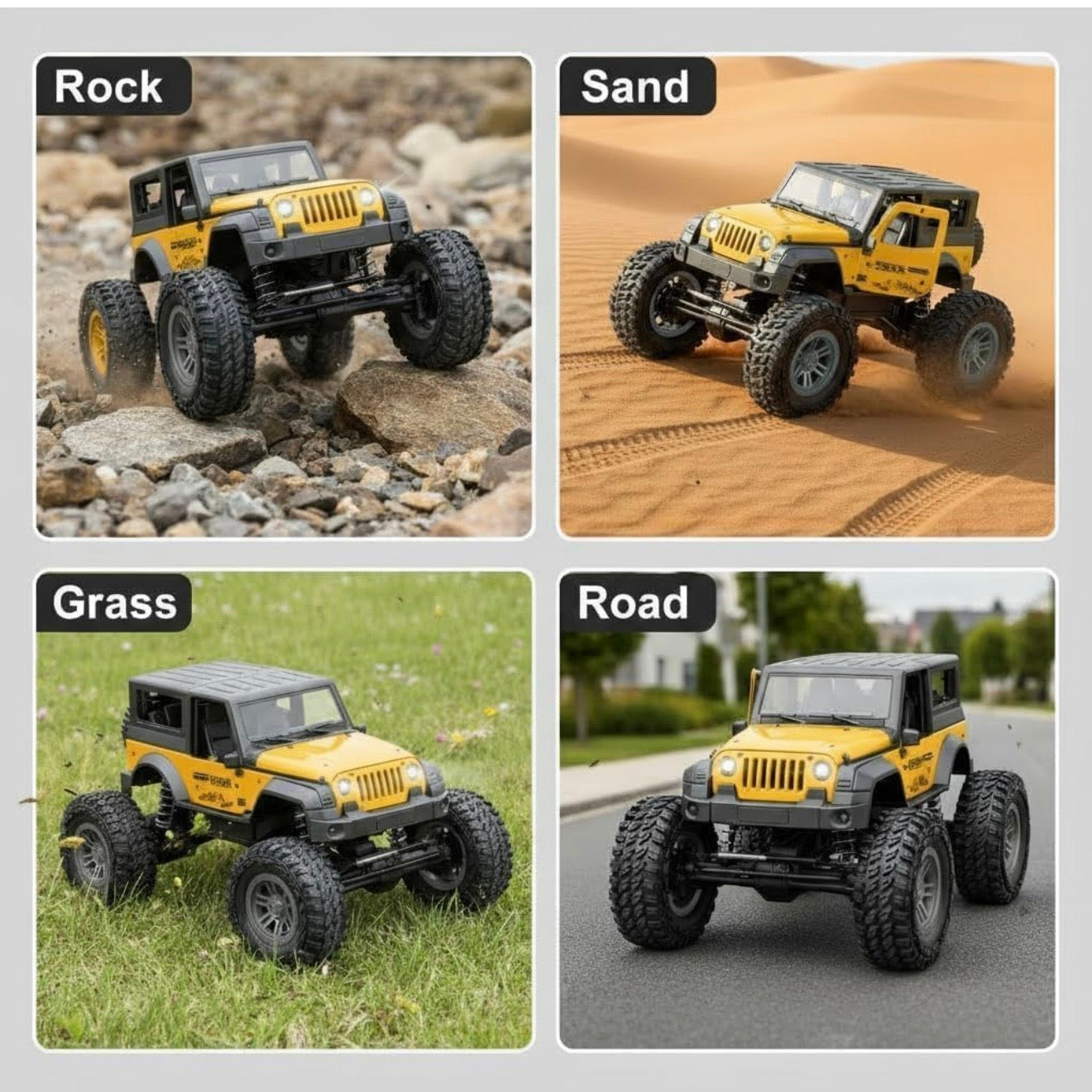 RC Thar Roxx Climber High Speed With Mist Spray Led Light, 2WD, Type-C Charing, 75ft Range